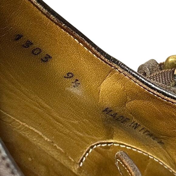 Billy Reid Distress Double Monkstrap Leather Shoe Espresso Brown Vibram Sole 9.5 - Picture 12 of 13